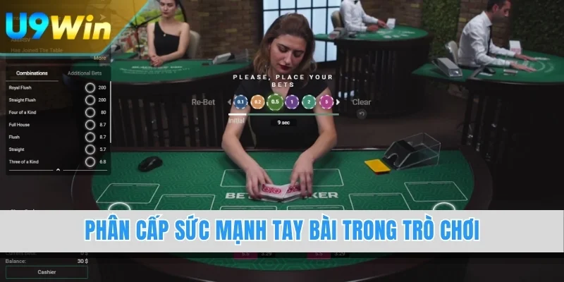 Phân cấp sức mạnh tay bài trong trò chơi