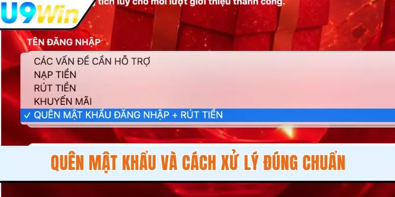 Quên mật khẩu và cách xử lý đúng chuẩn